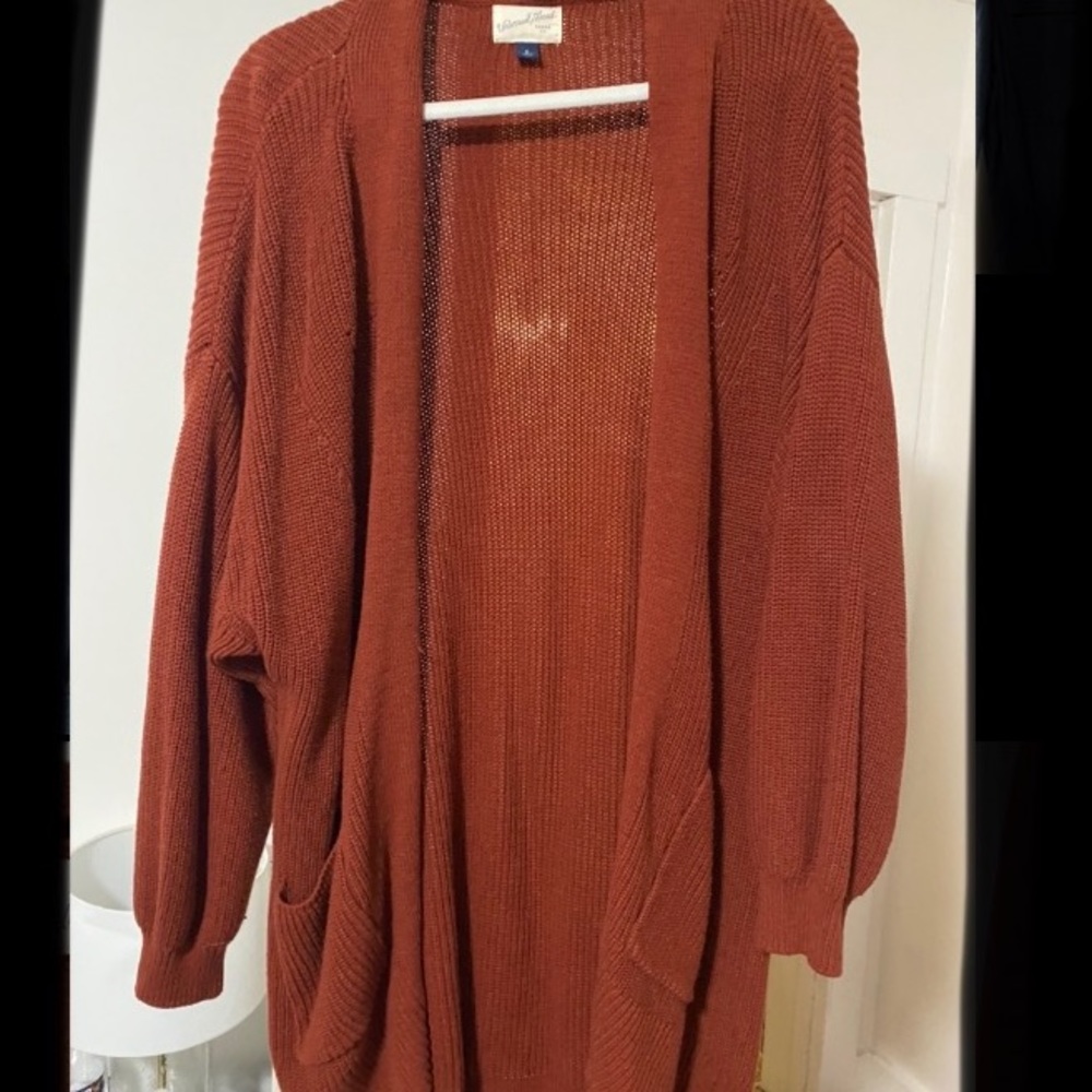 Burnt Orange Cardigan